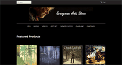 Desktop Screenshot of evergreenarts.com